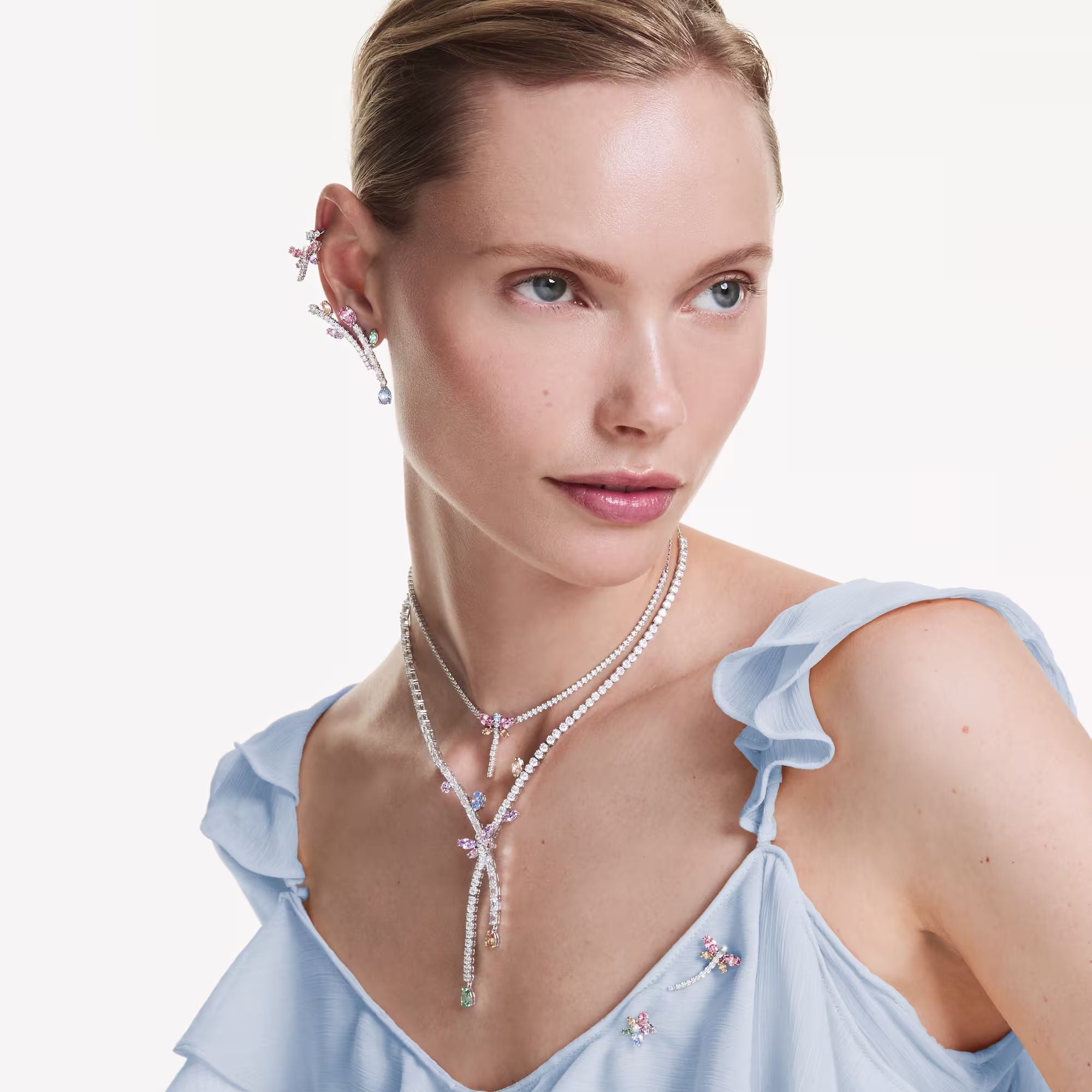 Ariana Grande x Swarovski Y necklace